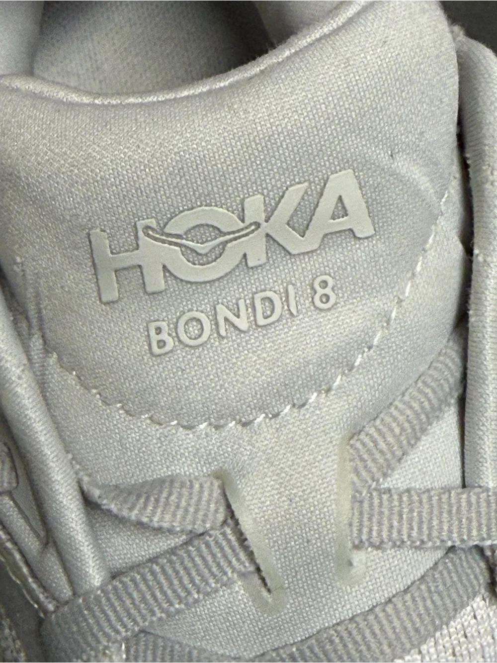 Hoka One One Bondi 8 Women’s Running Shoes Lunar Rock/Nimbus Cloud Size 9B